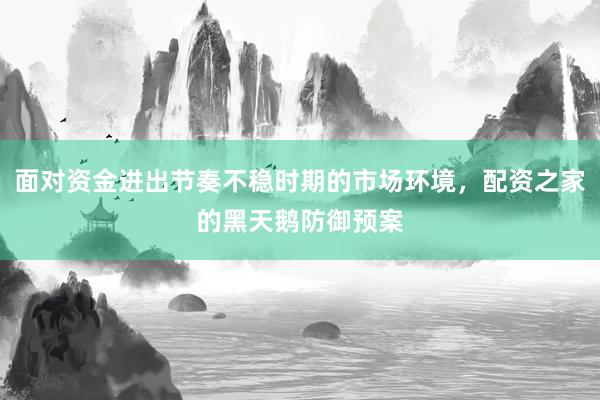 面对资金进出节奏不稳时期的市场环境，配资之家的黑天鹅防御预案