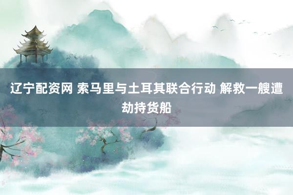 辽宁配资网 索马里与土耳其联合行动 解救一艘遭劫持货船